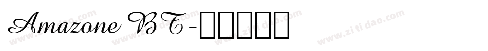 Amazone BT字体转换